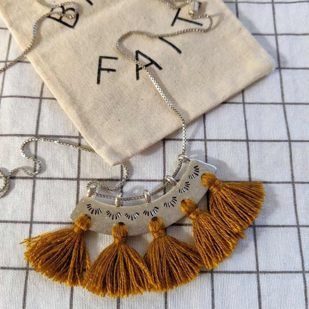 Madewell Supernova Tassel Necklace